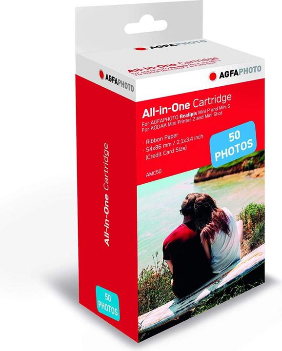 Actual product image AGFAPHOTO AMC 50 - 50 sheets 2.1 x3.4 (53 x 86 mm, 5 x)