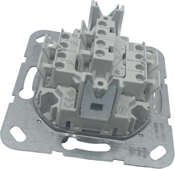 Actual product image Gira Rocker switch changeover contact 2f 310800 Insert