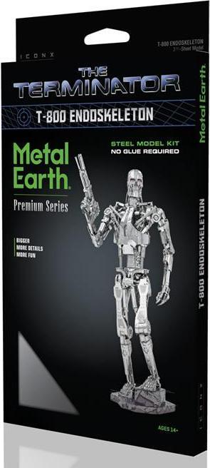 Actual product image Metal Earth Iconx Terminator - T-800 Endoskeleton