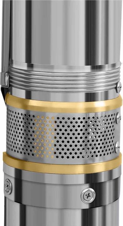 Produktbild MSW Pumpe Brunnenpumpe Tiefbrunnenpumpe Tauchpumpe 3.800 L H 750 Watt Edelstahl (Gartenpumpe)