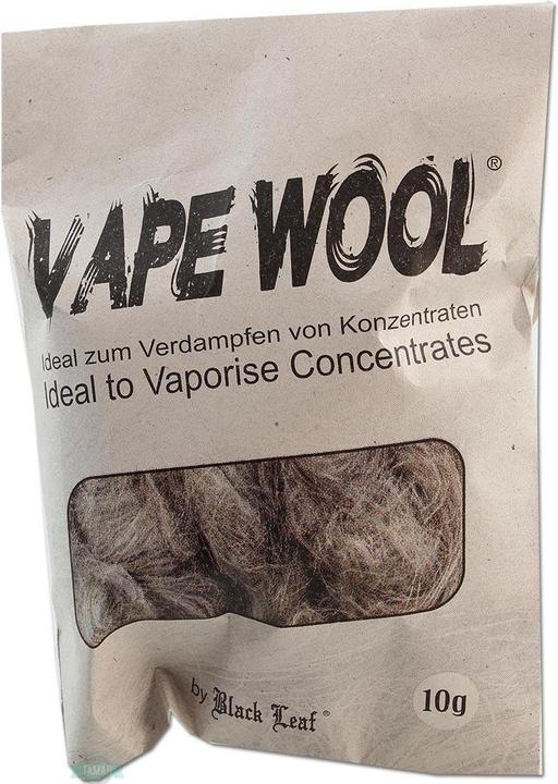 Actual product image Black Leaf Vape Wool Hemp Fibres 10g (1 x)