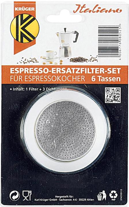 Actual product image Krüger Spare parts set espresso maker 6 cups