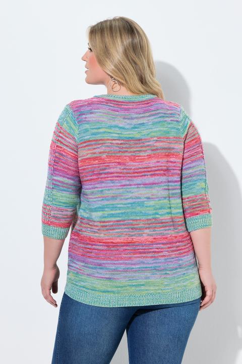 Produktbild Miamoda Pullover, bequeme Passform, Melange-Linksstrick (58)