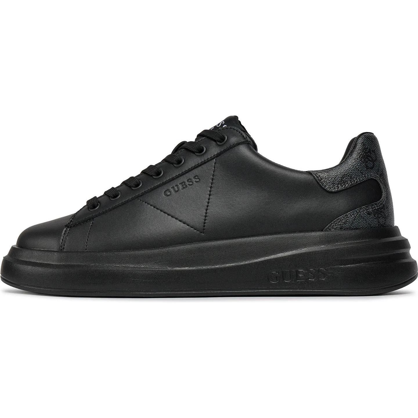 Guess, Herren, Sneaker, Elba, Schwarz, (42)