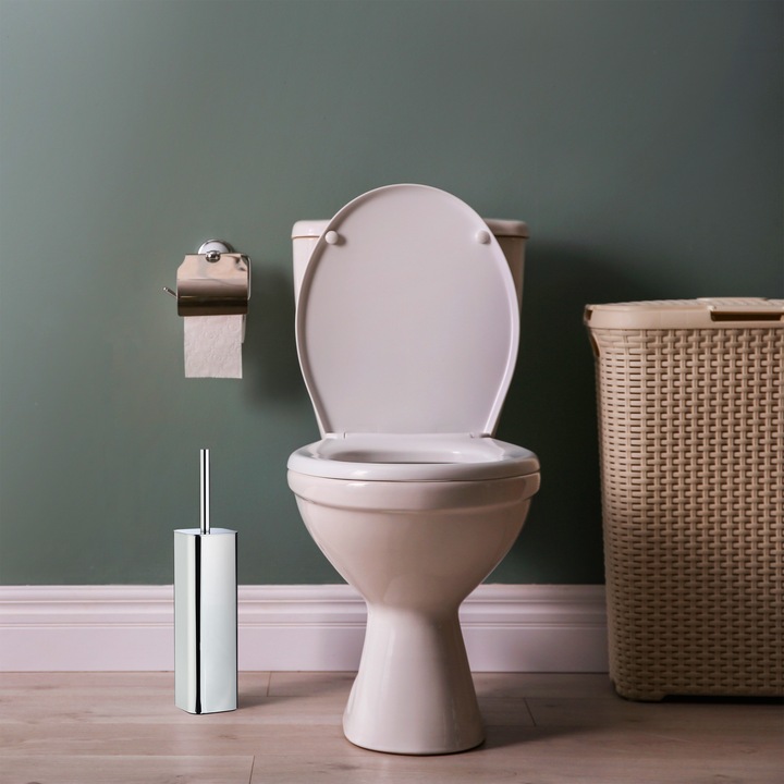 Actual product image Relaxdays WC Brush holder wall