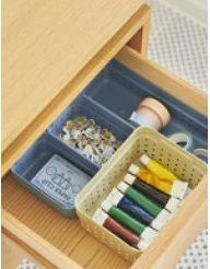 Produktbild Plast team Stapelk”rbchen SEOUL ORGANIZER L, schwarz (1 x)