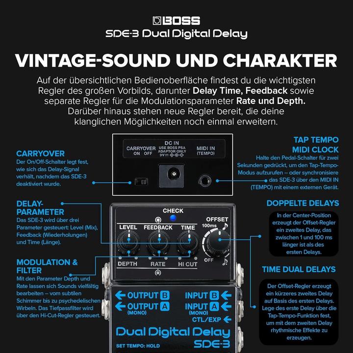 Produktbild BOSS (Electronics) SDE-3 (Bass, Gitarre)