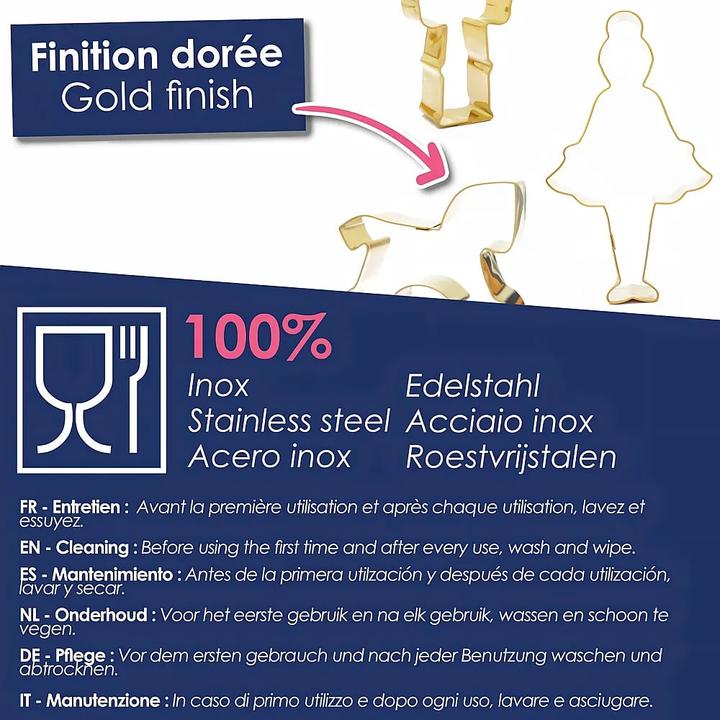 Produktbild ScrapCooking 3er Set Ausstecher Nussknacker