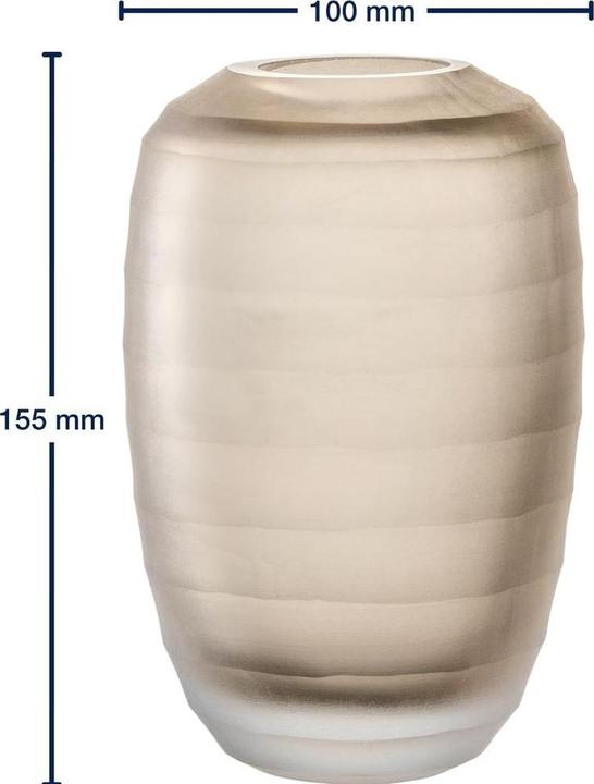 Actual product image Leonardo Bellagio Vase 16 cm, Beige (1 x, 16 x 10 cm, 0.80 l)