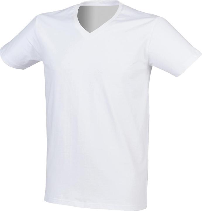 Actual product image SF Mens Stretch V Neck T-Shirt (M)