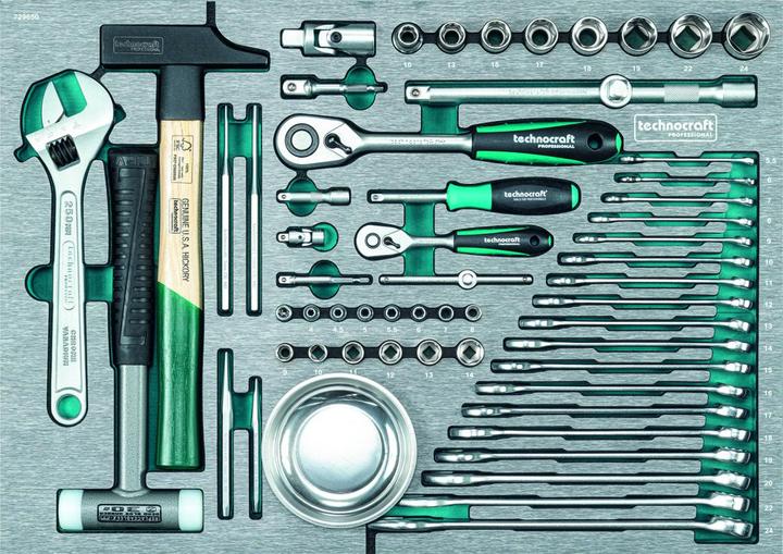 Produktbild technocraft Werkstattwagen SWISS TEAM WOOD 282-tlg (282 x)