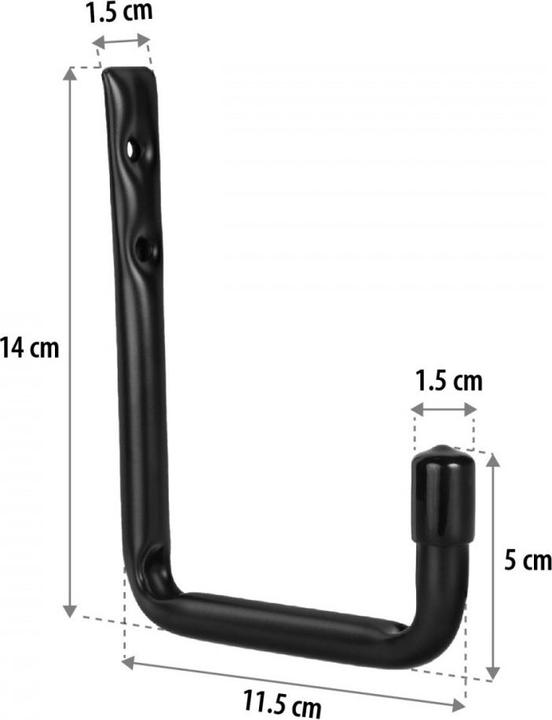 Produktbild Maclean 2x Stahl-Wandhalterungen für Reifen, MC-488