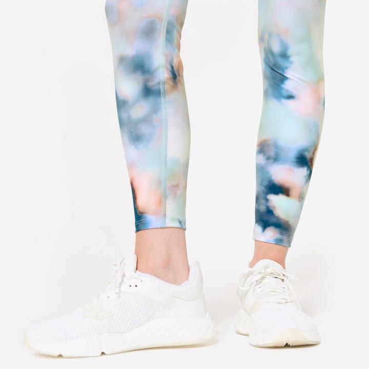 Image du produit Domyos Legging fitness taille haute femme, multicolore (W26/L30)