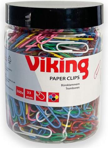 Office Depot Graffette 33 mm colori assortiti plastica, metallo (500 x)