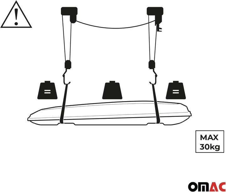 Immagine prodotto Omac Multifunktionaler Dachboxlift
