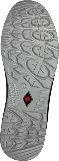 Actual product image ISM Professional shoe CLIFTON ST LOW size 43 black/red hydrophobised leather (O2, 43)