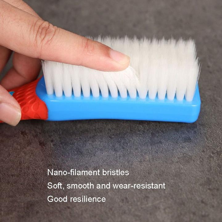 Actual product image König Design Shoe polish brush Shine brush with handle and natural bristles Multifunctional nano brush