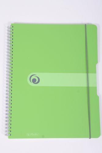 Actual product image Herlitz 11293099 Notebook 80 sheets (A4, Checked, No binding)