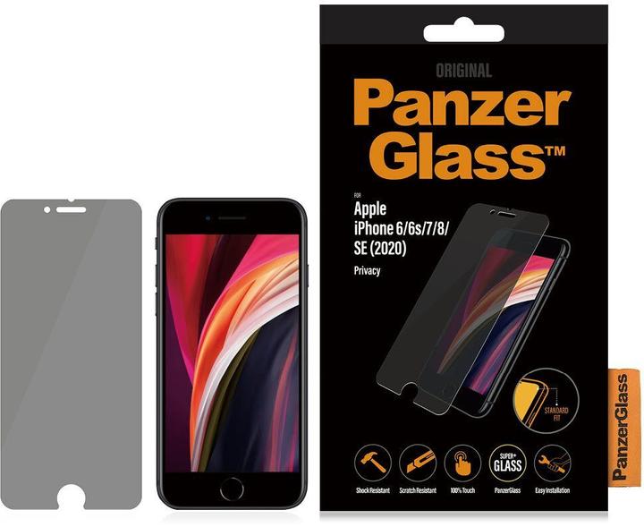 Image du produit PanzerGlass Privacy (1 pcs, Apple iPhone 6, Apple iPhone 7, Apple iPhone 8, Apple iPhone SE (2ème génération), Apple iPhone SE (3ème génération))