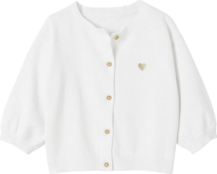 Immagine prodotto Vertbaudet Cardigan per neonati con ricamo a cuore Basic ® (86)