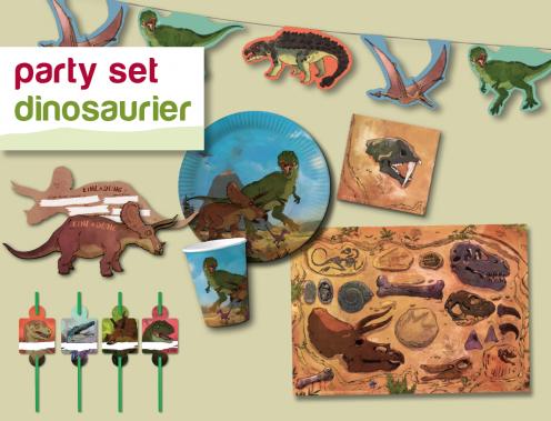 Image du produit DH-Konzept Set de décoration de fête Dinosaure