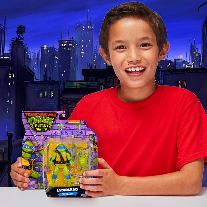Produktbild Little Tikes Giochi Preziosi - Leonardo Ninja-Turtles Mutante, Leonardo in der Version Actionfigur, beweglich, 12