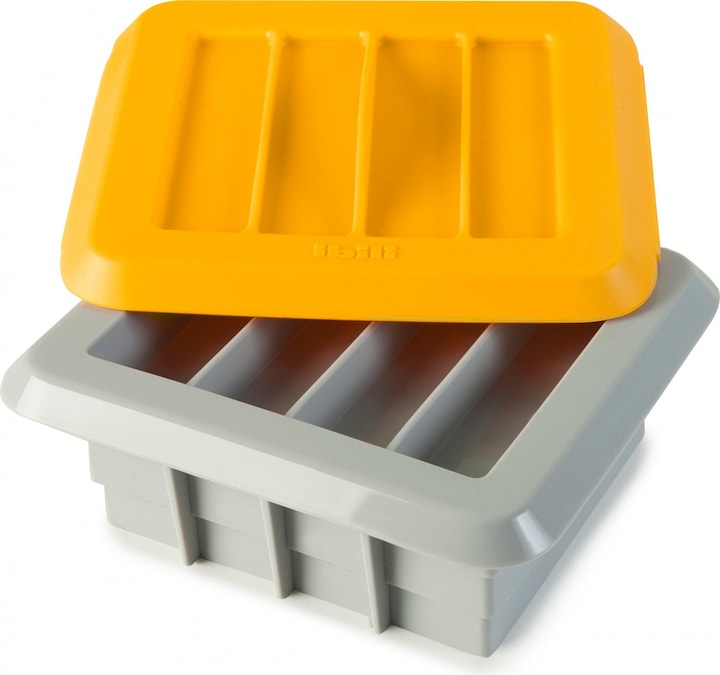 Immagine prodotto Ibili 12 stampi per barrette arancioni 15 x 7 cm Crea le tue barrette salutari