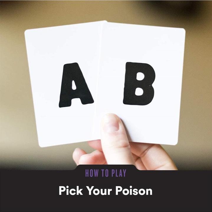 Actual product image Dyce Games Pick Your Poison The Would You Rather...? Party Game (Family / All Ages Edition) (English, 3 - 10 Players)