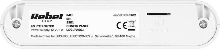Produktbild Rebel RB-0702 WLAN-Router Einzelband (2 4GHz) 3G 4G