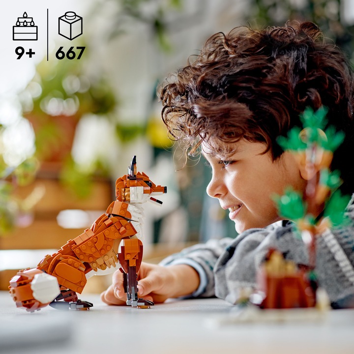 Immagine prodotto LEGO 31154 Animali della foresta: Volpe rossa (31154, LEGO Creator Expert)