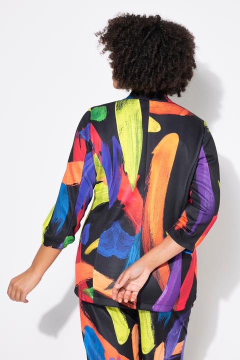Produktbild Angel of Style Blazer, Alloverdruck, gekräuselte 3/4-Ärmel (42)