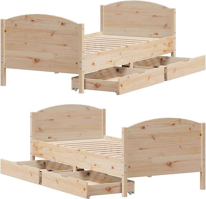 Image du produit vidaXL Bettgestell (100 x 200 cm)