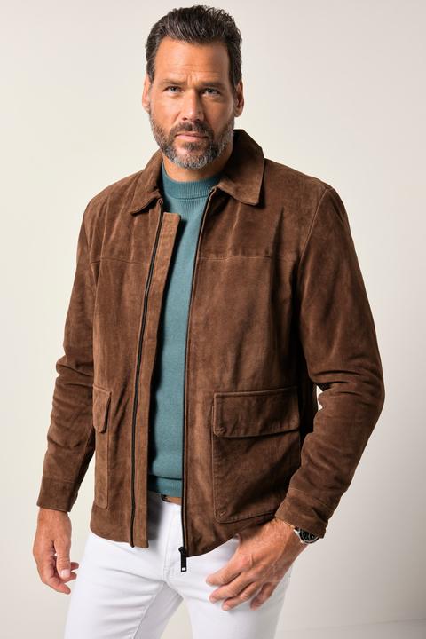 Produktbild JP1880 Lederjacke, Leder, echtes Rindleder, Pattentaschen, bis 7 XL (5XL)
