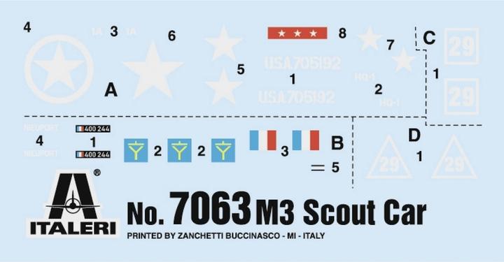 Immagine prodotto Carro armato M3A1 Scout USA 1:72