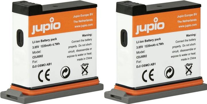 Actual product image Jupio Triple Charger Set for DJI Osmo Action + 2 Batteries (Camera battery charger)