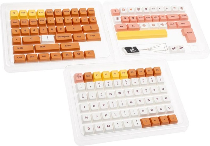 Ducky Daisy PBT Dye Sublimation Set - 133 Keycaps