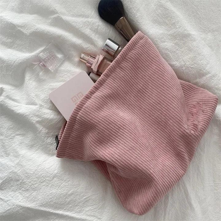 Actual product image Only-Bags.Store Cord Travel Cosmetic Bag Portable Make-up Storage Bag Purses Large Capacity