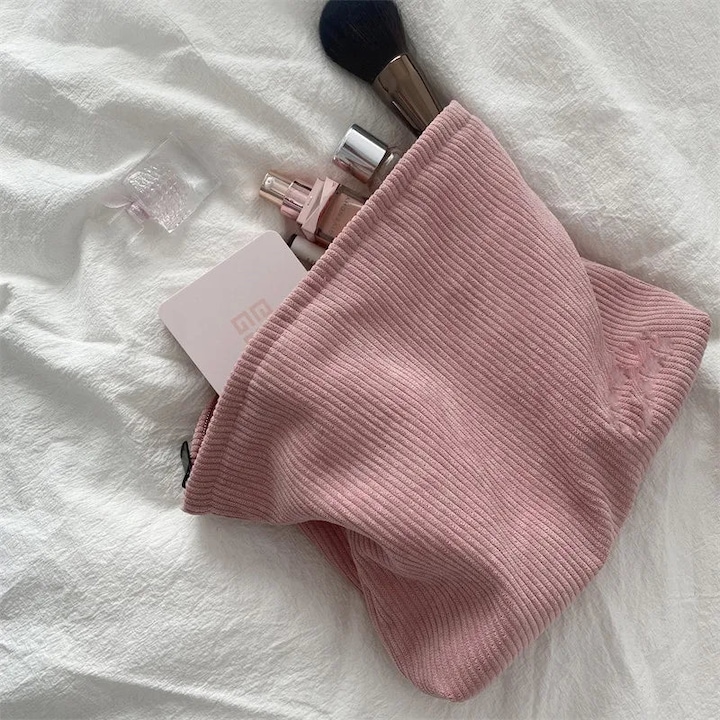 Only-Bags.Store Cord Travel Cosmetic Bag Portable Make-up Storage Bag Purses Large Capacity
