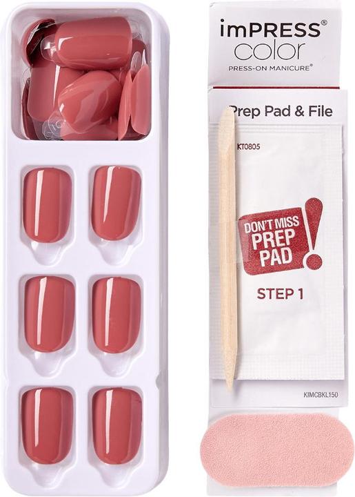 Produktbild KISS ImPress Colour Nail Kit (Kunstnägel, Platonic Pink)