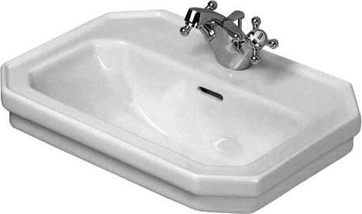Actual product image Duravit Hand-rinse basin 1930 m ÜL HLB 500x365mm 1 tap hole white WG (365 mm, 500 mm)
