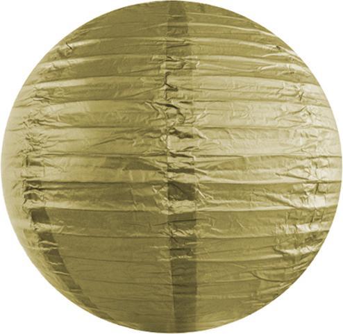 Produktbild Partydeco Lampion Gold 35 cm (1 Stück)