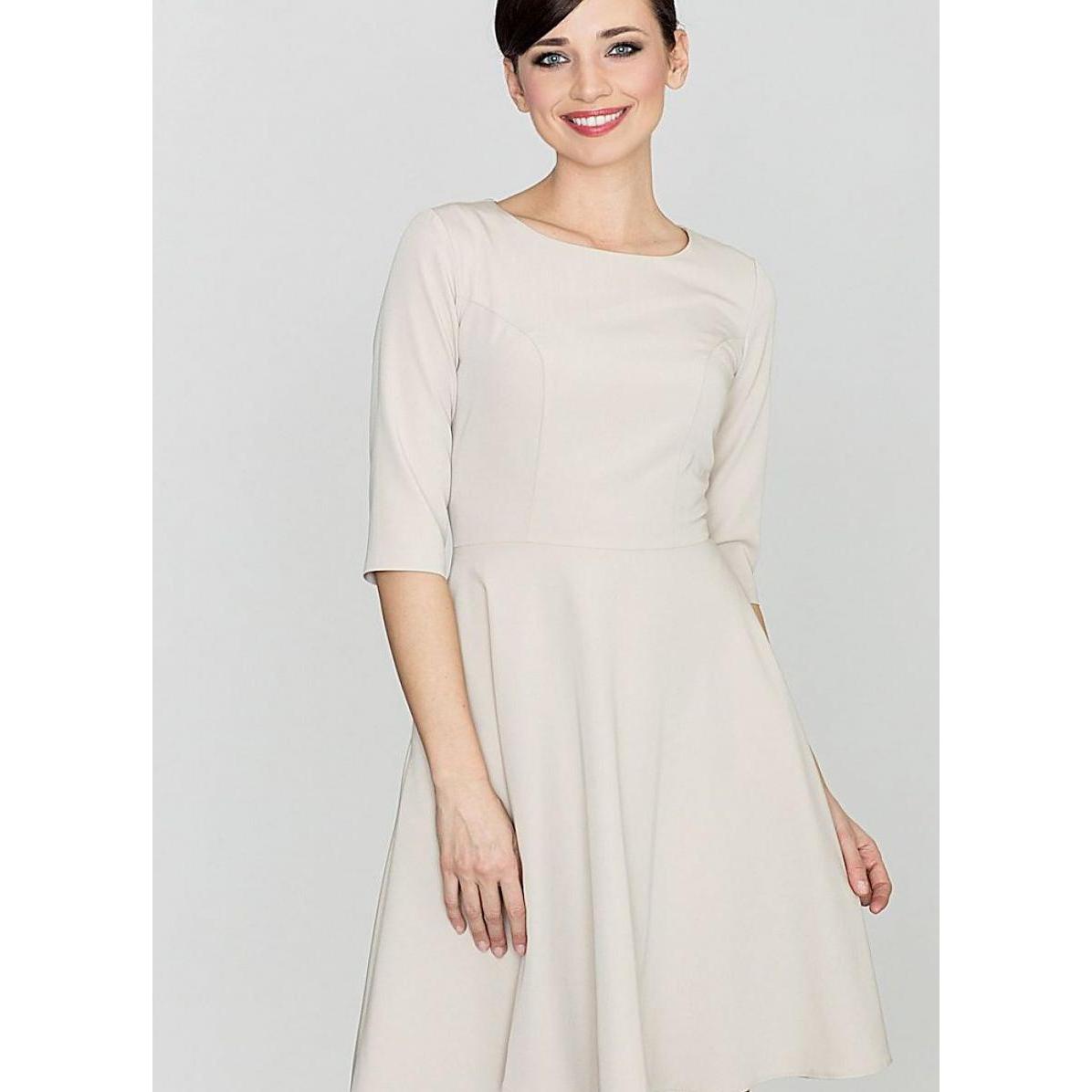 Thumbnail - Katrus, Damen, Kleider, 187992, Beige, (S)