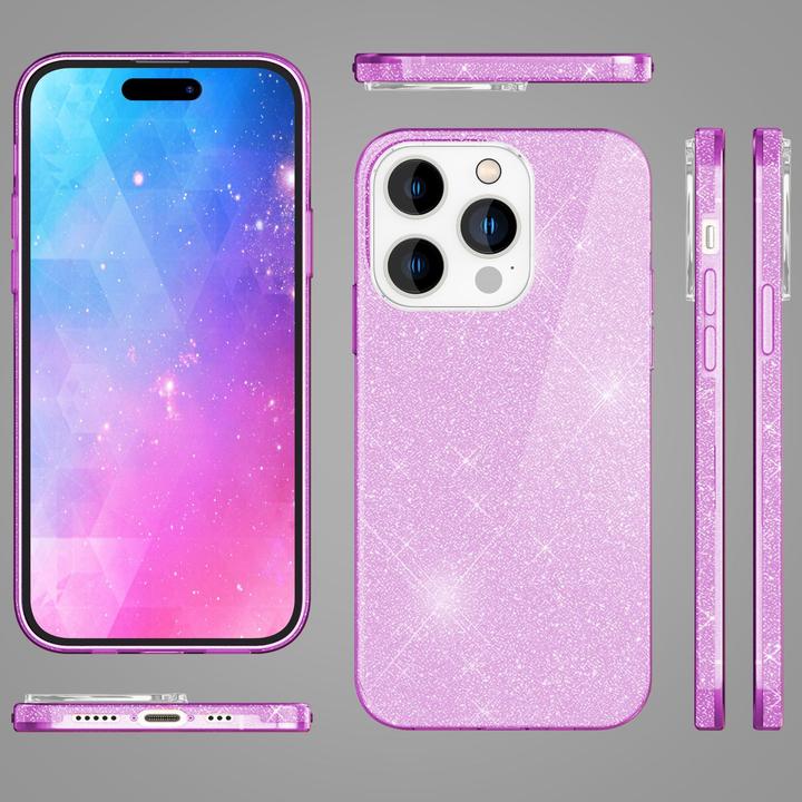 Actual product image Nalia Glitter cover (Apple iPhone 14 Pro)