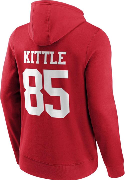 Immagine prodotto Fanatics Felpa con cappuccio NFL San Francisco 49ers #85 George Kittle - XXL (XXL)