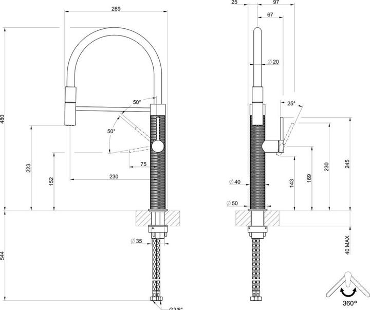 Produktbild Gessi Armatur 316 Meccanica