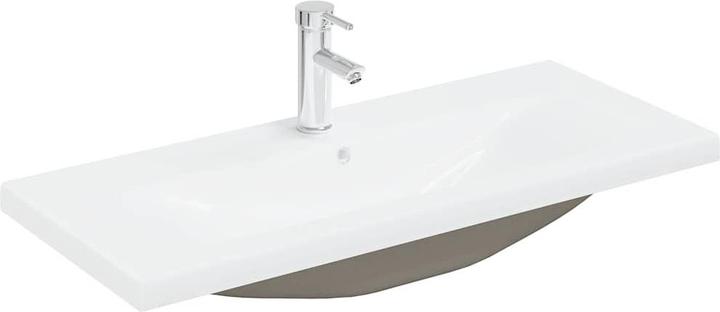 Produktbild vidaXL Waschbeckenunterschrank mit Einbaubecken und Wasserhahn Bad Waschtisch