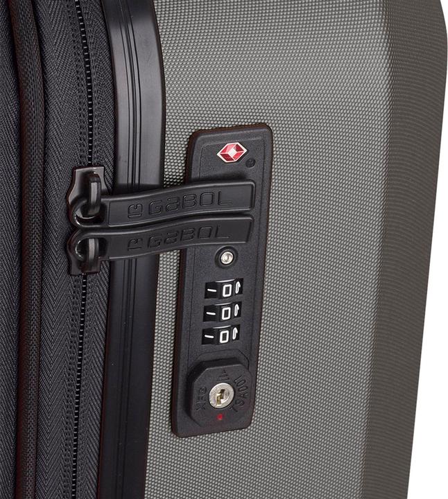 Immagine prodotto Gabol Set di valigie Montreal a 4 ruote 3 pezzi con piega elastica (121 l)