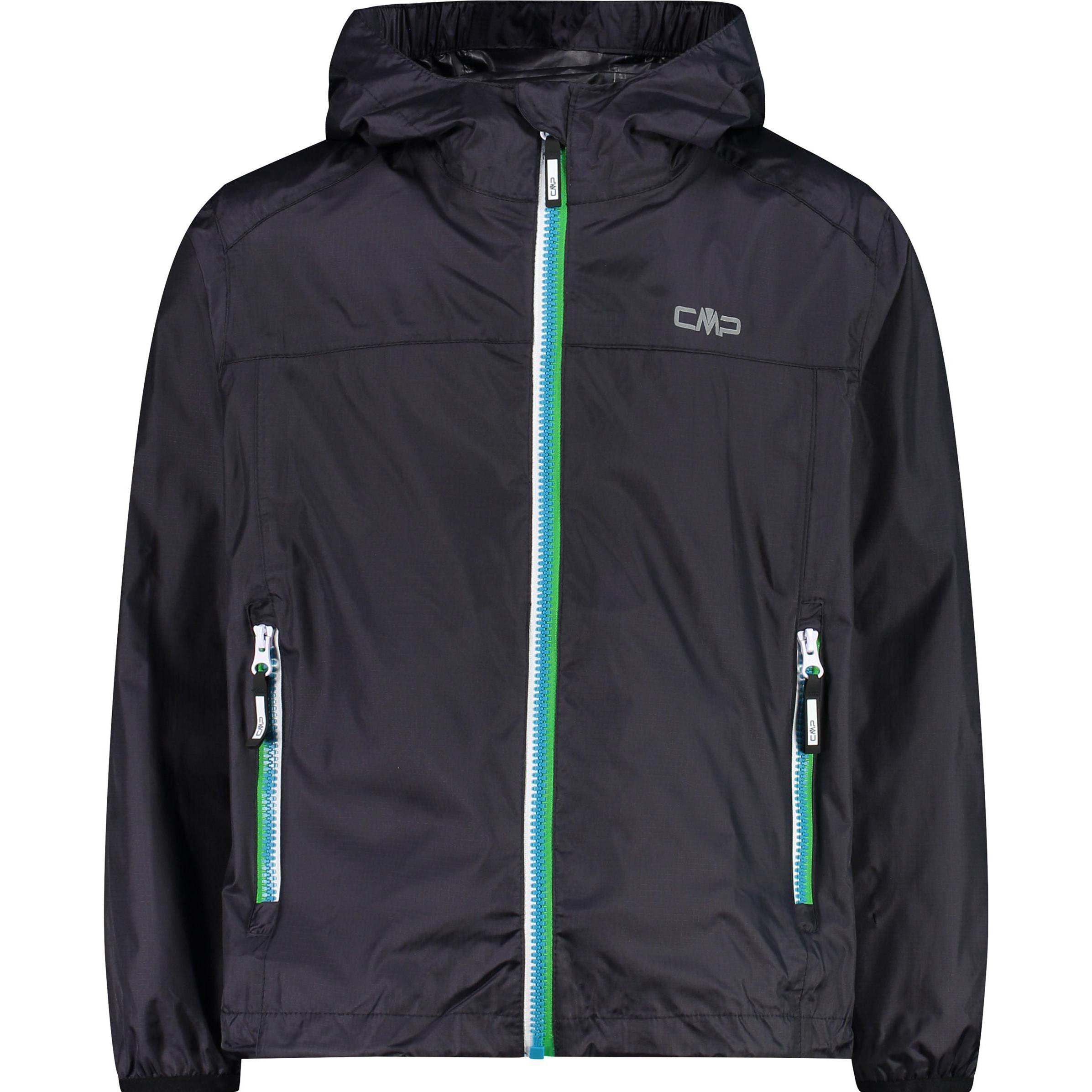 CMP Campagnolo, Jungen, Jacke, Fix Hoodie Regenjacke (116), Grau, 116