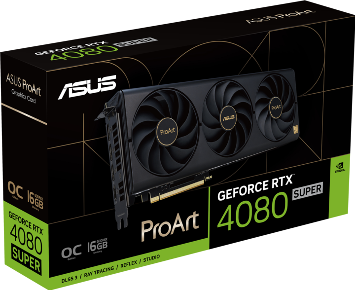 Actual product image ASUS ProArt GeForce RTX 4080 SUPER OC Edition (16 GB)