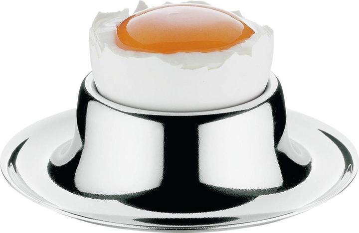 Produktbild WMF Eierbecher mit Ablage Eierhalter 6 Stück stapelbar Edelstahl poliert (6 x)